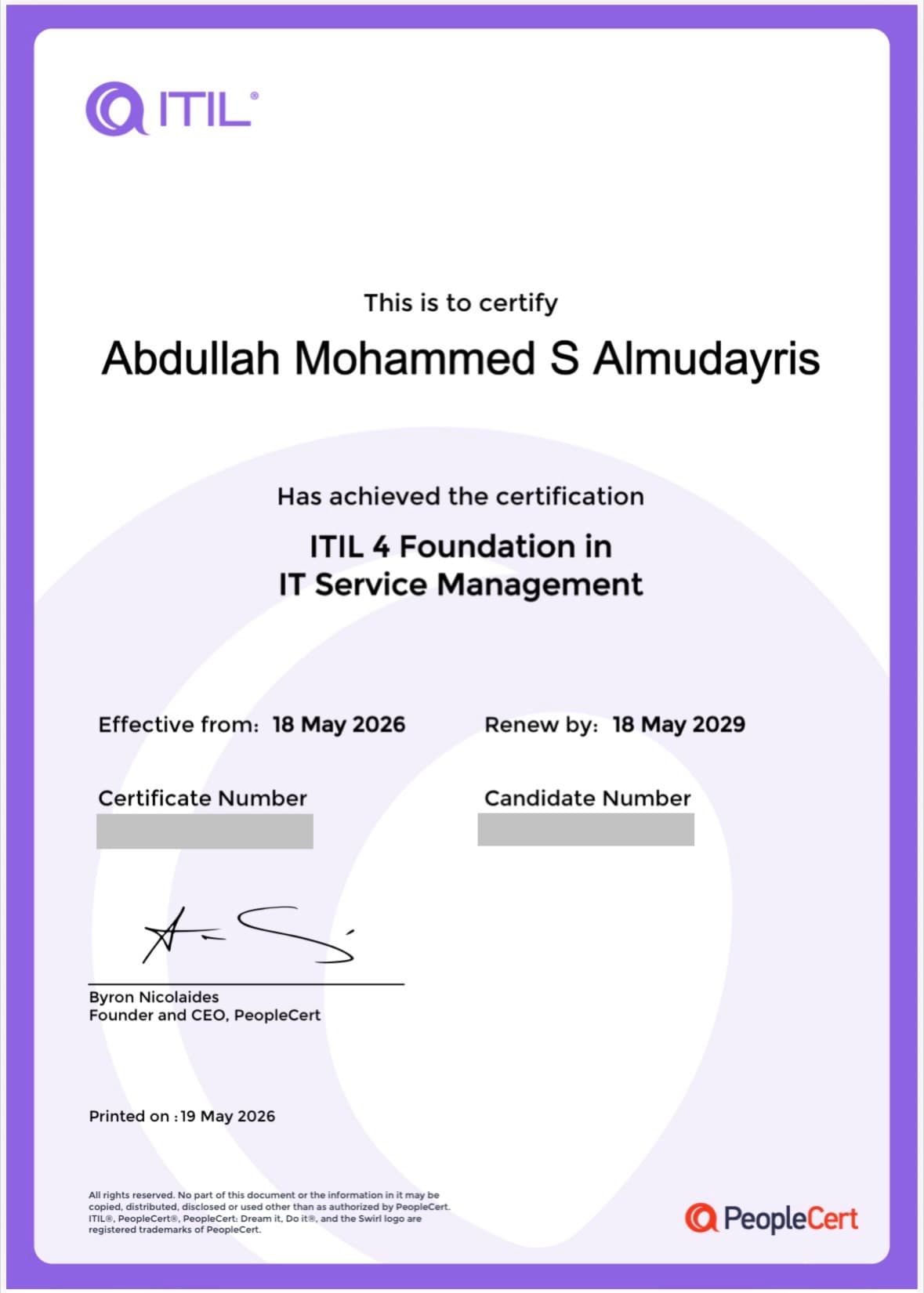 ITIL® 4 Foundation in IT Service Management